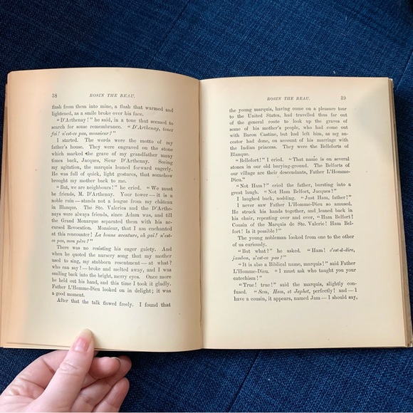 1898 Antique Blue and White Hardcover Book - Picture 9 of 9